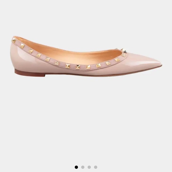 Valentino Garavani Rockstud Patent ballet flats. In very good condition. - Picture 3 of 17